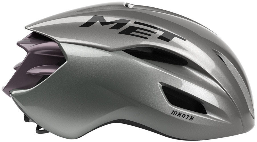 MET Manta Helmet - Opal Gray Glossy Medium