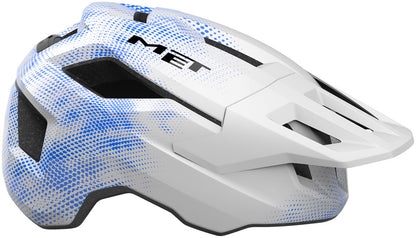 MET Shelter Youth Helmet - White/Blue Universal