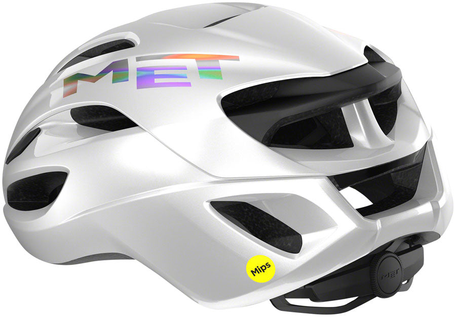 MET Rivale MIPS Helmet - White Holographic Glossy Small