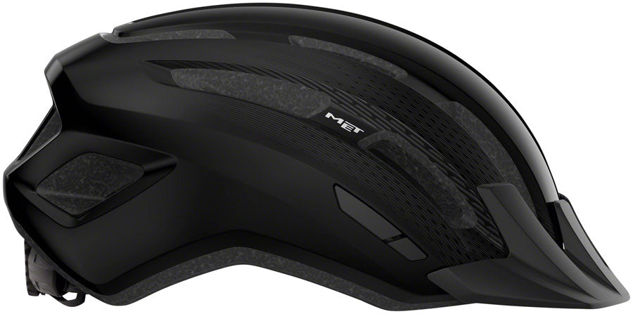 MET Downtown MIPS Helmet - Black Glossy Medium/Large