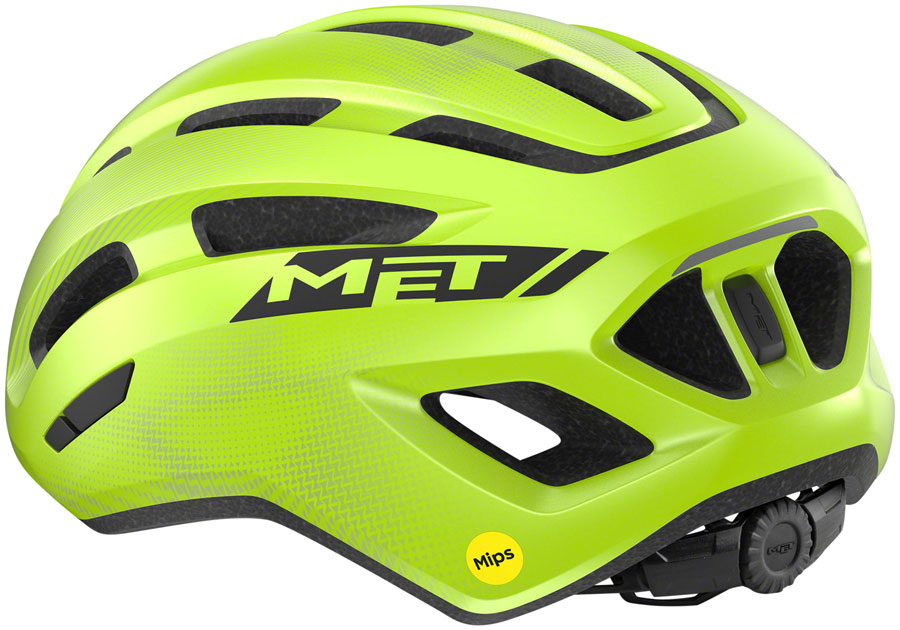 MET Miles MIPS Helmet - Fluorescent Yellow Glossy Medium/Large