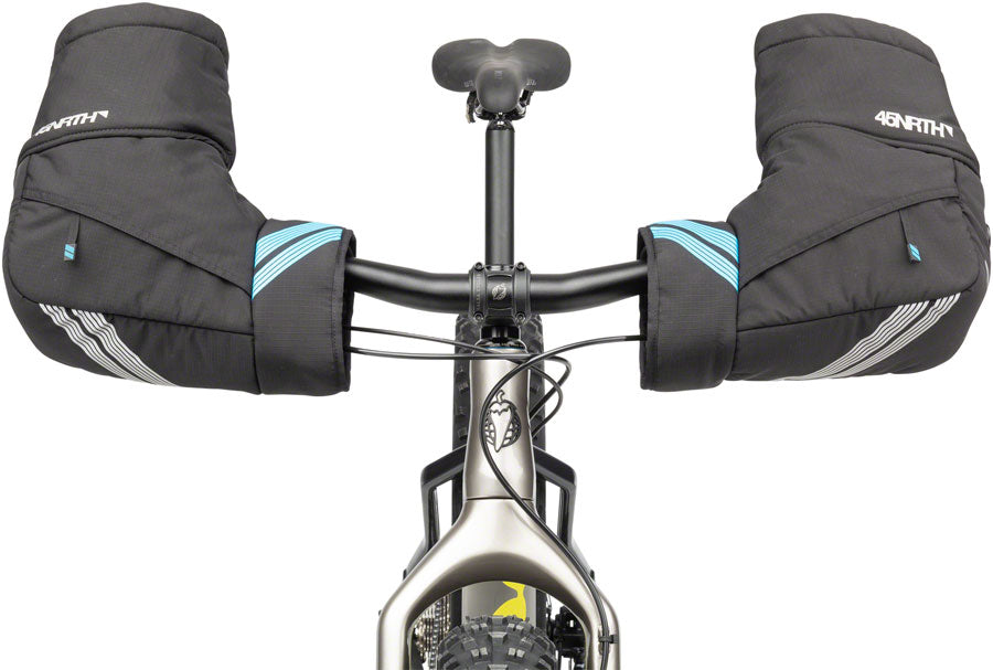 45NRTH Cobrafist Flat Bar Pogies - Black