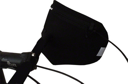 Bar Mitts Dual Position Road Pogie Handlebar Mittens Externally Routed Shimano One Size BLK