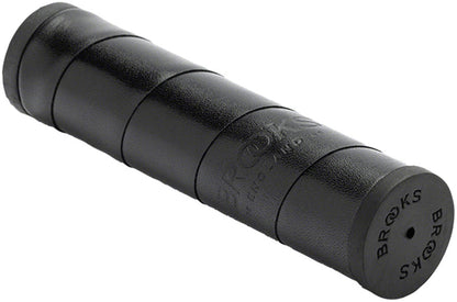 Brooks Willow Leather Grips - Black 130/130mm