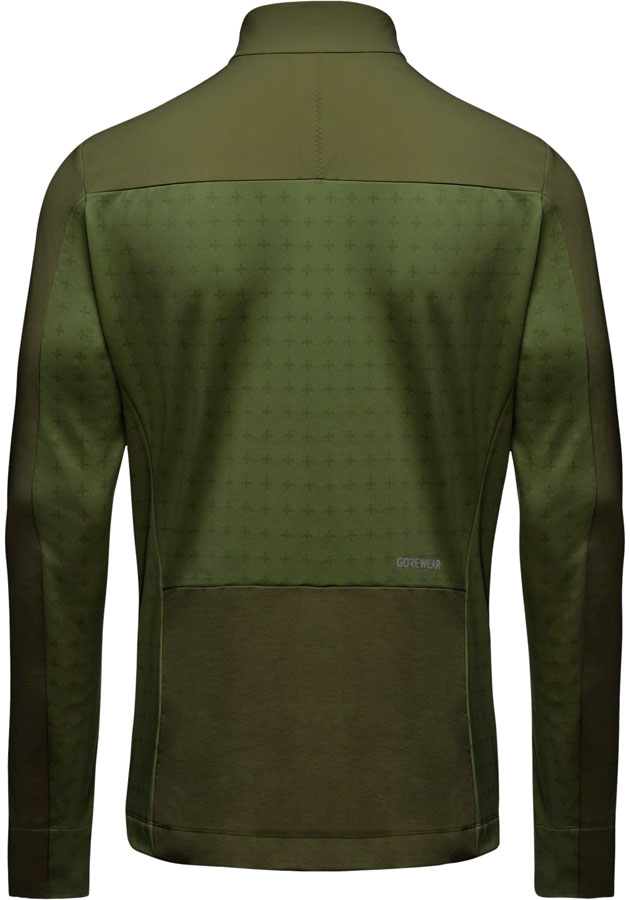 Gorewear Trail KPR Hybrid 1/2-Zip Jersey - Utility Green Mens Medium