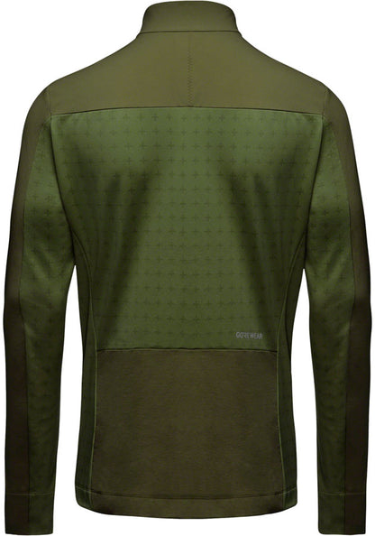 Gorewear Trail KPR Hybrid 1/2-Zip Jersey - Utility Green Mens X-Large