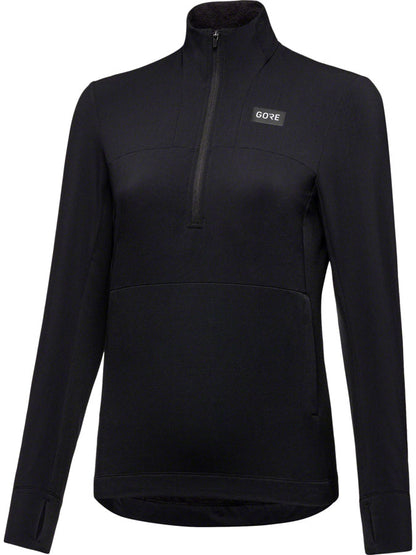 Gorewear Trail KPR Hybrid 1/2-Zip Jersey - Black Womens Medium