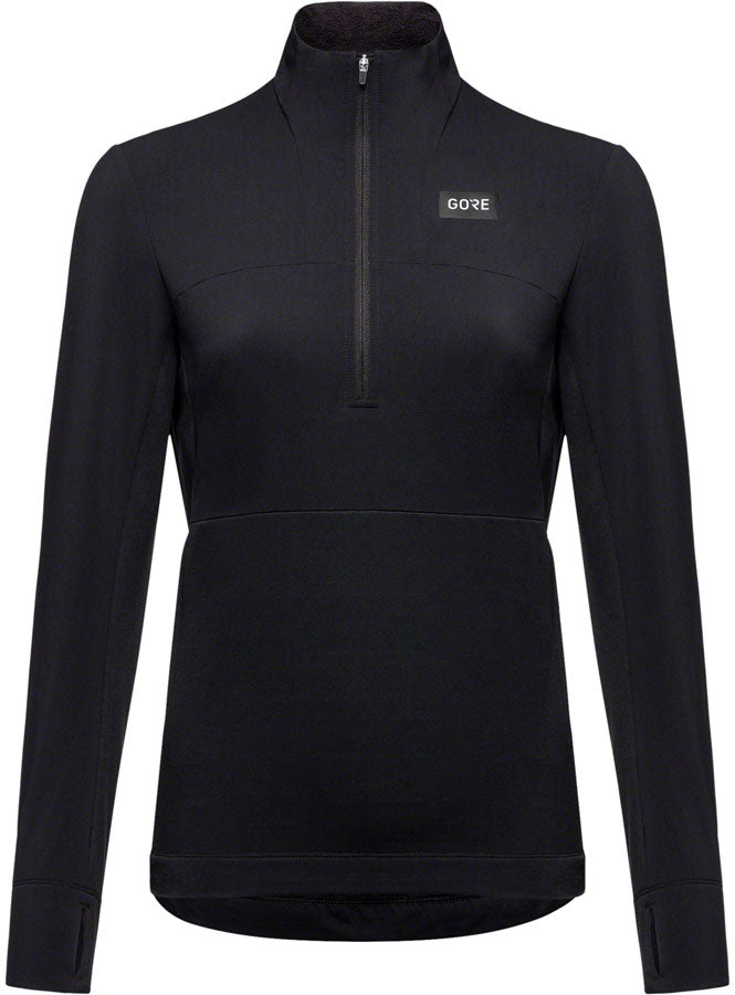 Gorewear Trail KPR Hybrid 1/2-Zip Jersey - Black Womens Medium