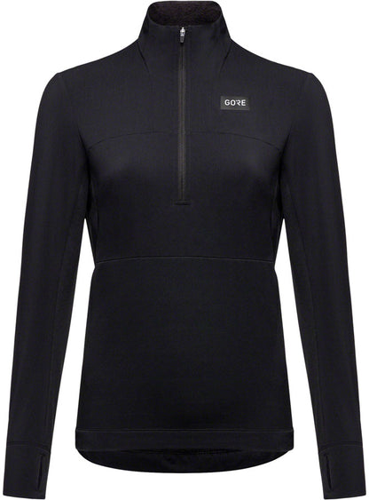 Gorewear Trail KPR Hybrid 1/2-Zip Jersey - Black Womens Medium