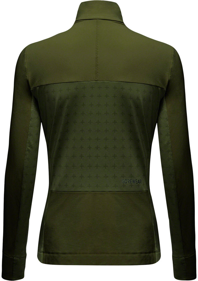 Gorewear Trail KPR Hybrid 1/2-Zip Jersey - Utility Green Womens Medium