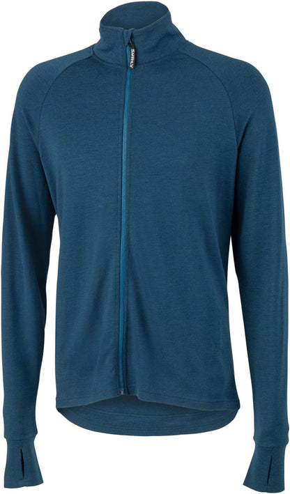 Surly Merino Wool Jersey - Navy Long Sleeve Mens Large