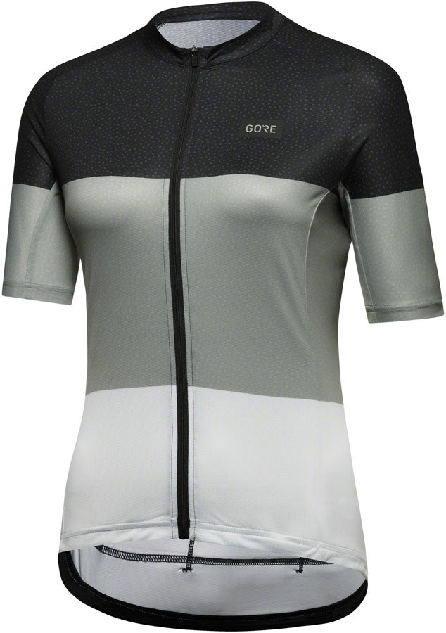 Gorewear Spirit Stripes Jersey - Black/Lab Gray Womens Small 4/6