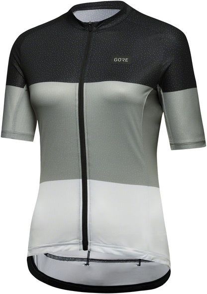 Gorewear Spirit Stripes Jersey - Black/Lab Gray Womens Small 4/6