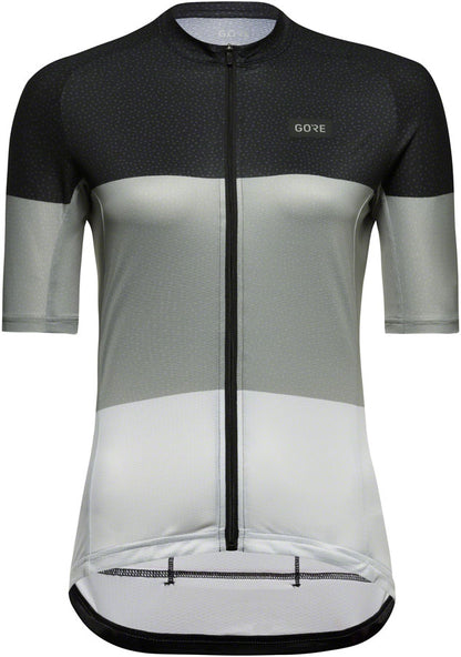 Gorewear Spirit Stripes Jersey - Black/Lab Gray Womens Large 12/14