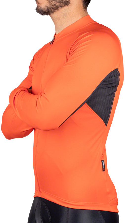 Bellwether Sol-Air UPF Long Sleeve Jersey - Orange Mens Medium
