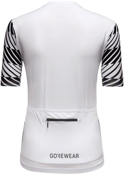 Gorewear Swiftride Optical Jersey - White/Black Womens Large