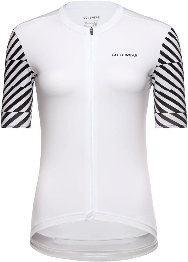 Gorewear Swiftride Optical Jersey - White/Black Womens Medium