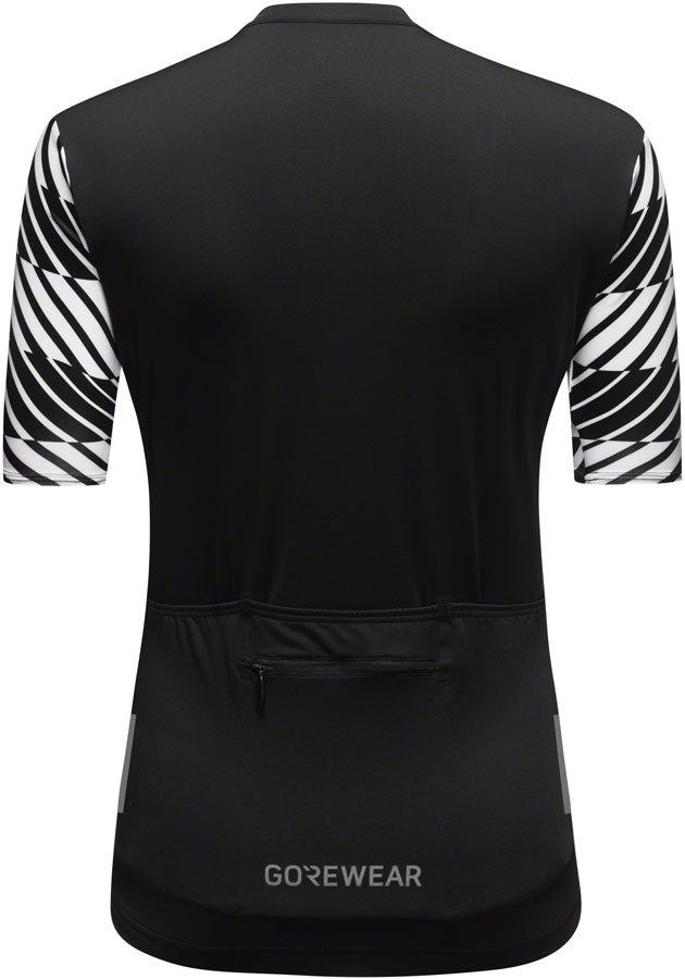 Gorewear Swiftride Optical Jersey - Black/White Womens Large