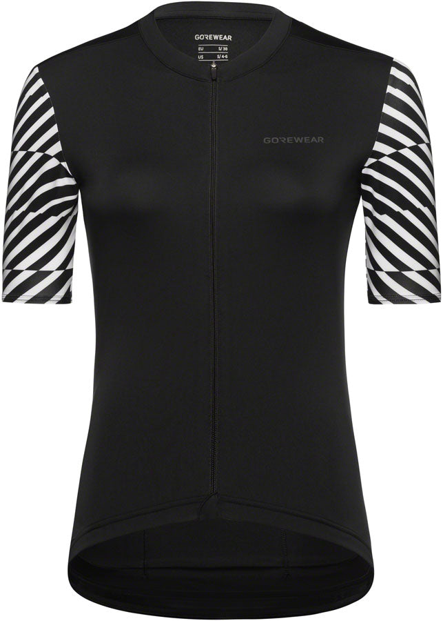 Gorewear Swiftride Optical Jersey - Black/White Womens Large