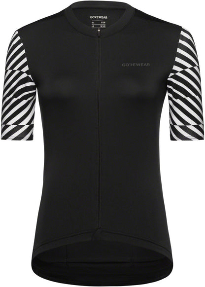 Gorewear Swiftride Optical Jersey - Black/White Womens Large