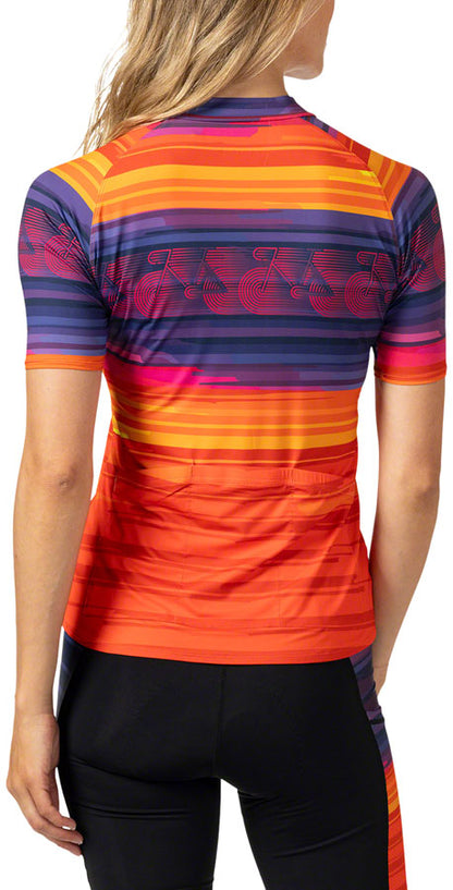 Terry Soleil Flow Short Sleeve Jersey - Womens Horizoom Medium