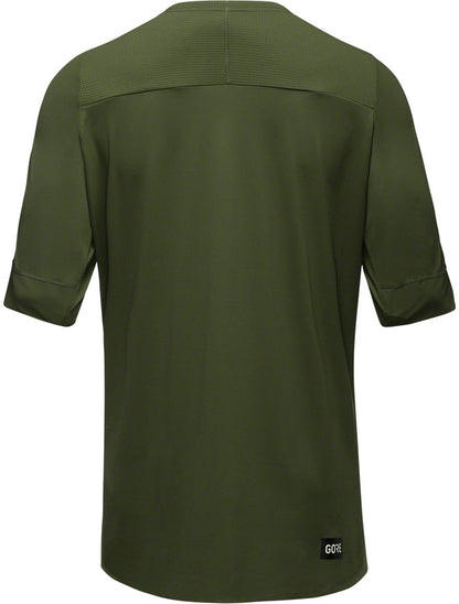 Gorewear Trail KPR Tech Jersey - Utility Green Mens Small