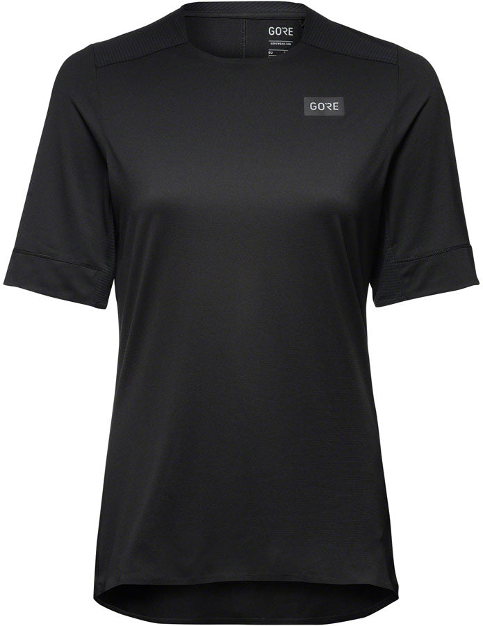 Gorewear Trail KPR Tech Jersey - Black Womens Small