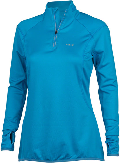 Garneau Edge 2 Long Sleeve Jersey - Blue Hawa Womens Small