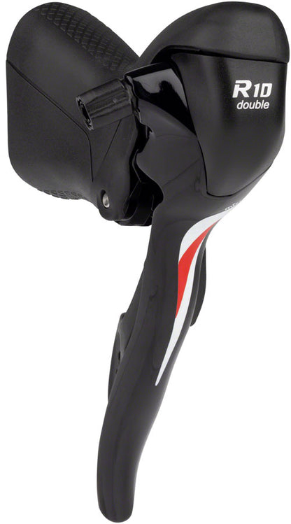 microSHIFT R10 Left Drop Bar Shift Lever - Double Shimano Compatible Black