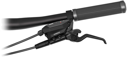 Shimano ST-EF515-L EZ Fire Plus Shift/Brake Lever - Left 3x Shift Optical Gear Display For Hydraulic Disc Brake BLK