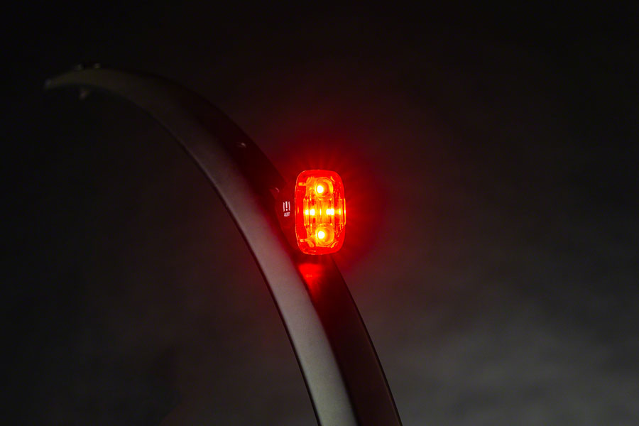Lezyne Fender Mount  Ebike Taillight - 11 Lumen STVZO Black