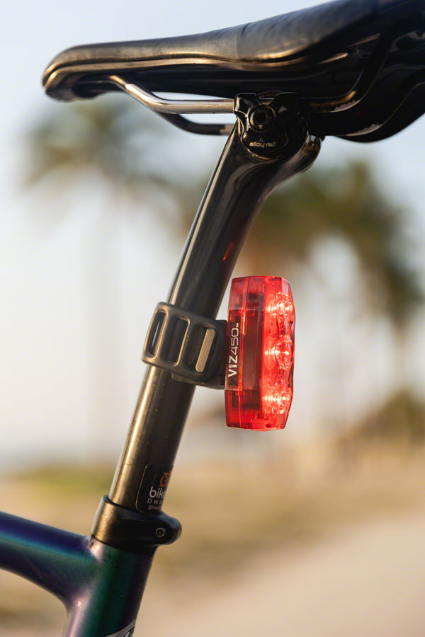 Cateye VIZ450 (USB-C) Taillight - Black
