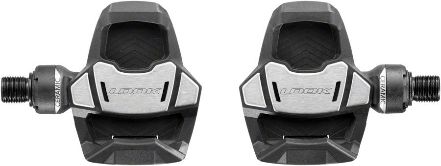 LOOK KEO Blade Carbon Ceramic Pedals - Single Sided Clipless Chromoly 9/16" BLK 53mm QF 12Nm