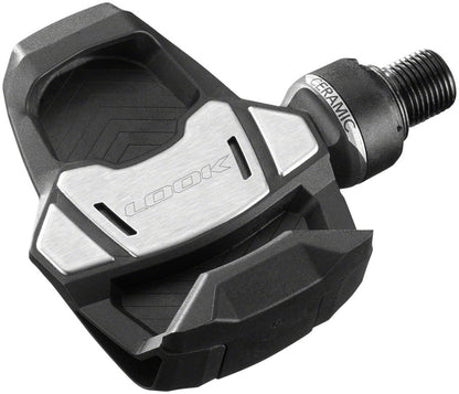 LOOK KEO Blade Carbon Ceramic Pedals - Single Sided Clipless Chromoly 9/16" BLK 56mm QF 12Nm