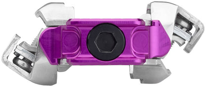 Wolf Tooth ALT XC Clipless Pedals - Dual Sided Clipless Alloy 9/16" Ultraviolet Purple Pair Shimano SPD
