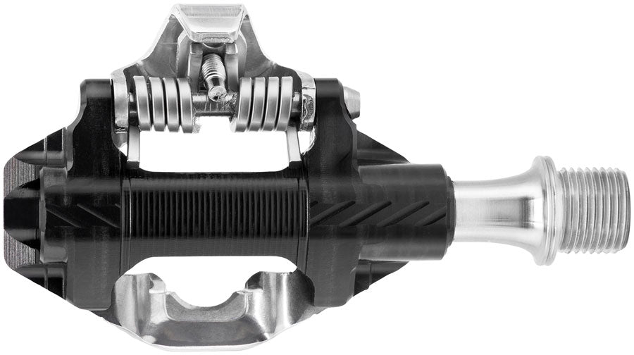 Wolf Tooth DEL Gravel Race Clipless Pedals - Single Sided Clipless Alloy 9/16" BLK Pair Shimano SPD
