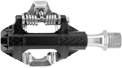 Wolf Tooth DEL Gravel Race Clipless Pedals - Single Sided Clipless Alloy 9/16" BLK Pair Shimano SPD