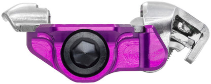 Wolf Tooth DEL Gravel Race Clipless Pedals - Single Sided Clipless Alloy 9/16" Ultraviolet Purple Pair Shimano SPD