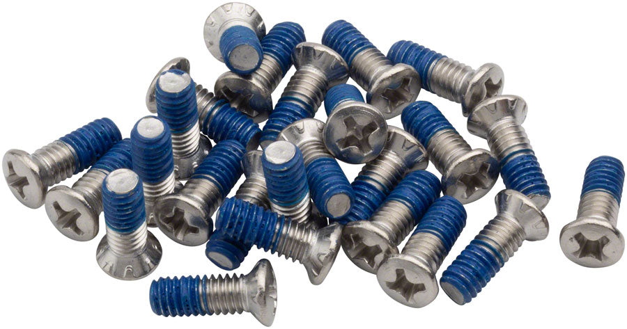 BikeFit Cleat Screws 25-Pack 11mm Wahoo Speedplay Compatible Phillips Recessed M4 X 0.7
