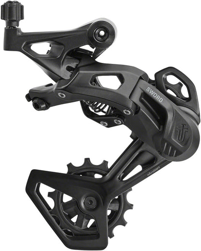 microSHIFT Sword BLK 1x9-Speed Groupset - Includes Brake/Shifters Rear Derailleur Medium Cage 11-42t Cassette