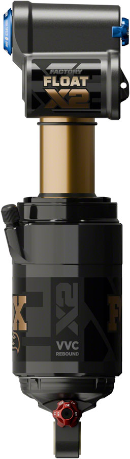 FOX FLOAT X2 Factory Rear Shock - Trunnion Metric 185 x 55 mm 2-Position Lever Kashima Coat
