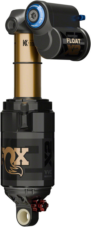 FOX FLOAT X2 Factory Rear Shock - Trunnion Metric 185 x 55 mm 2-Position Lever Kashima Coat