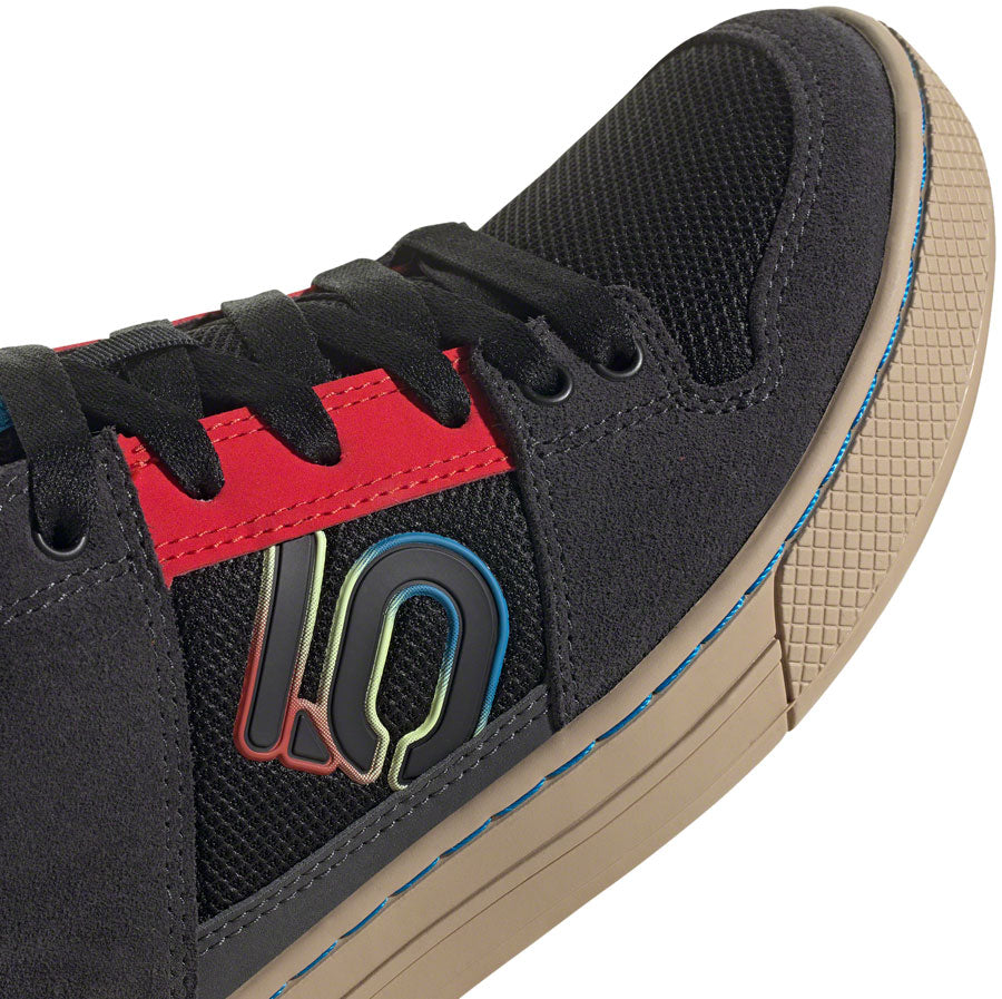 Five Ten Freerider Flat Shoes - Mens Core Black/Carbon/Pulse Lime 8