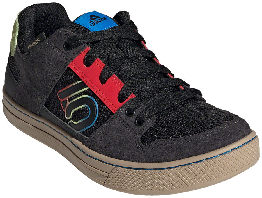 Five Ten Freerider Flat Shoes - Mens Core Black/Carbon/Pulse Lime 8