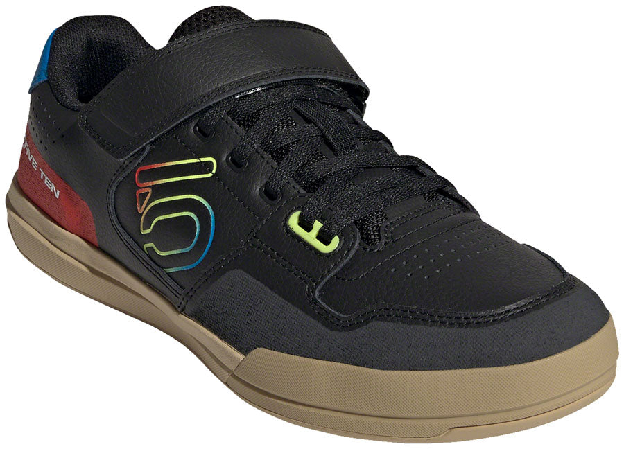 Five Ten Hellcat Mountain Clipless Shoes - Mens Core Black/Core Black/Red 7