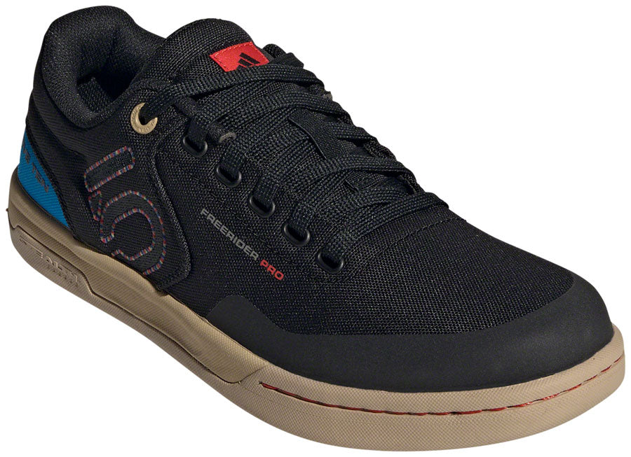 Five Ten Freerider Pro Canvas Flat Shoes - Mens Core BLK/Carbon/Pulse Lime 11
