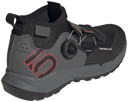 Five Ten Trailcross Pro Mountain Clipless Shoes - Womens Gray/Black/Red 9