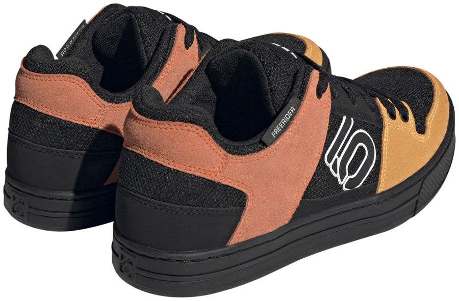 Five Ten Freerider Flat Shoes - Mens Core Black/Ftwr White/Impact Orange 7