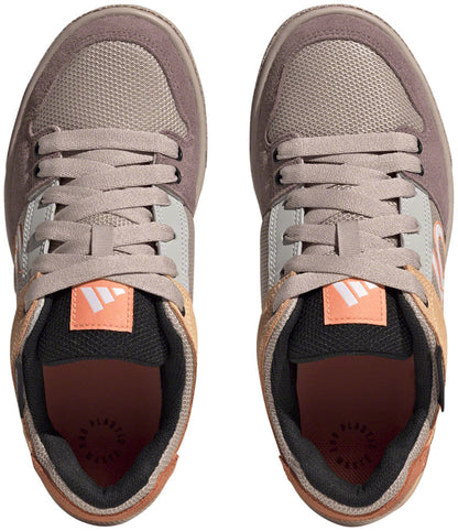 Five Ten Freerider Flat Shoes - Womens Wonder Taupe/Ftwr White/Acid Orange 9