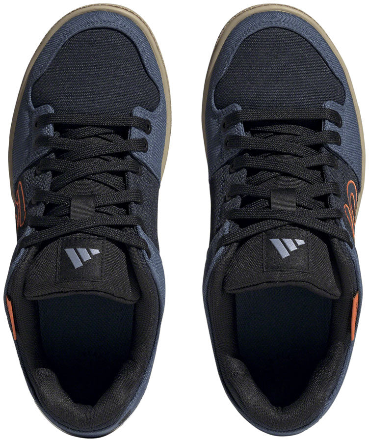 Five Ten Freerider Canvas Flat Shoes - Mens Core Legend Ink/Wonder Steel/Impact Orange 8.5